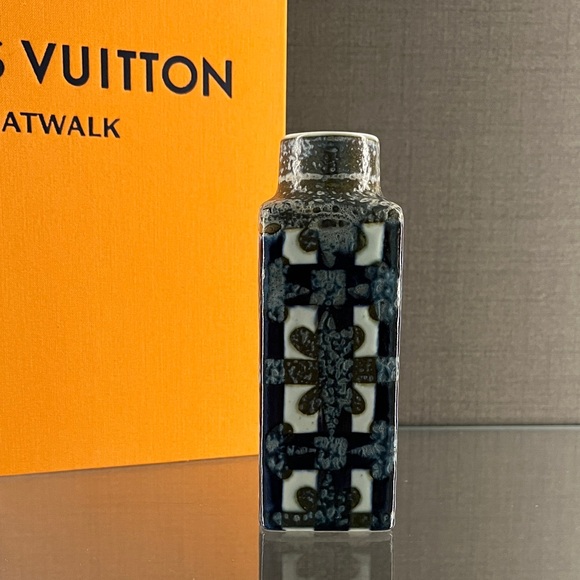 Royal Copenhagen Vase. Nils Thorsson Vase. Baca Vase, Faiance Vase. Quatrefoil. - Picture 6 of 13